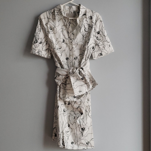 Jason Wu Wrap Shirt Dress SZ 12 - Picture 10 of 10